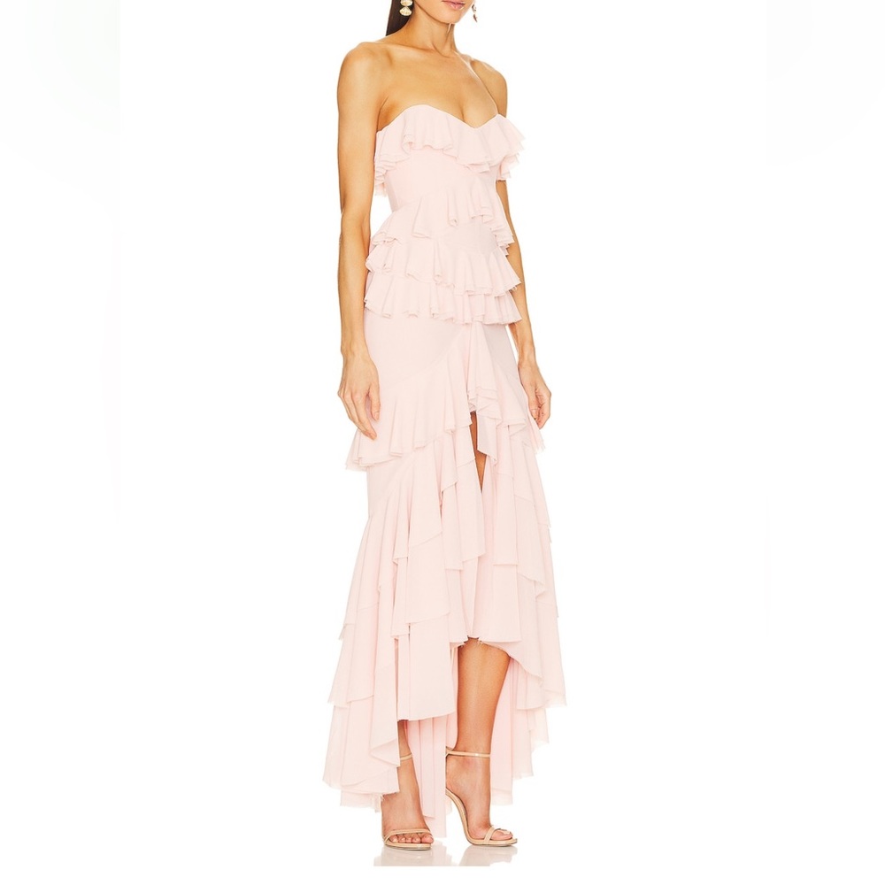 Michael Costello X revolve oleksandra gown